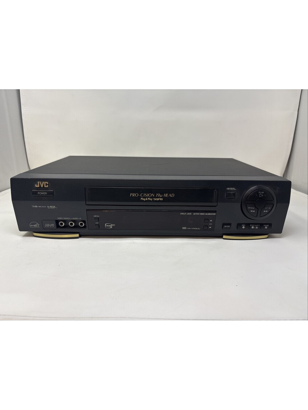 JVC HR-VP683U VCR Player Pro-Cision Hi Fi Tested No Remote